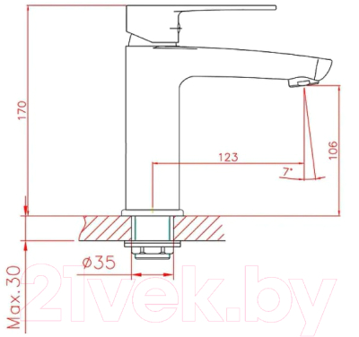 Смеситель Cron CN10523