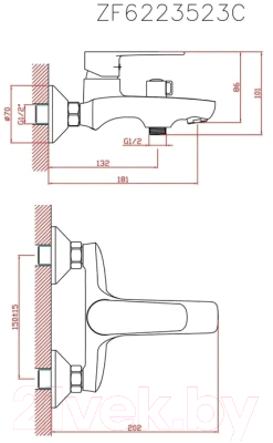 Смеситель Cron CN60523