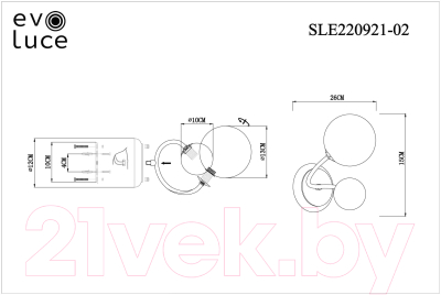 Бра Evoluce SLE220921-02