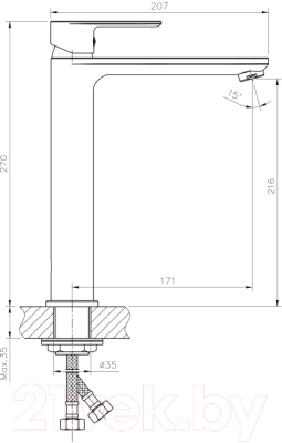 Смеситель Haiba HB11505