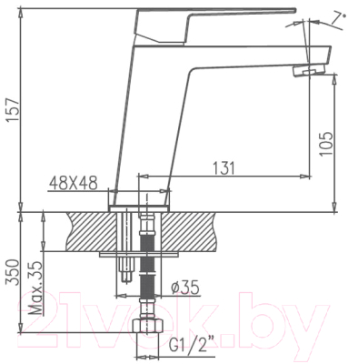Смеситель Haiba HB10191