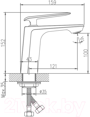 Смеситель Haiba HB10548-7