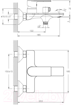 Смеситель Haiba HB60505-8