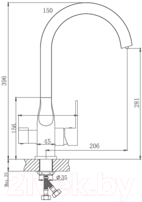 Смеситель Haiba HB76533-3