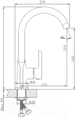 Смеситель Haiba HB70805-7