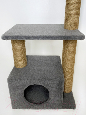 Комплекс для кошек Kogtik Куантро с домиком / ксд