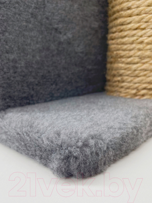 Комплекс для кошек Kogtik Куантро с домиком / ксд