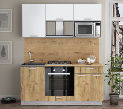 Готовая кухня Интерлиния Мила Лайт 1.7 ВТ