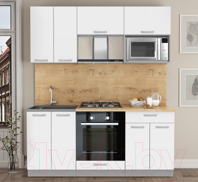Готовая кухня Интерлиния Мила Лайт 1.8 ВТ