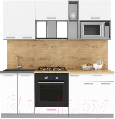 Готовая кухня Интерлиния Мила Лайт 2.0 ВТ - фото