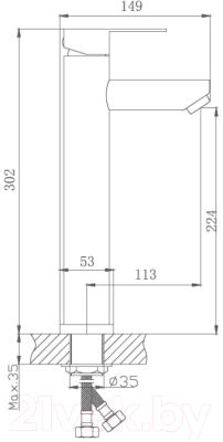 Смеситель Haiba HB11801