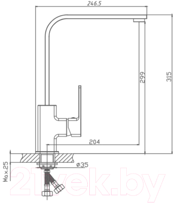 Смеситель Haiba HB70615-7