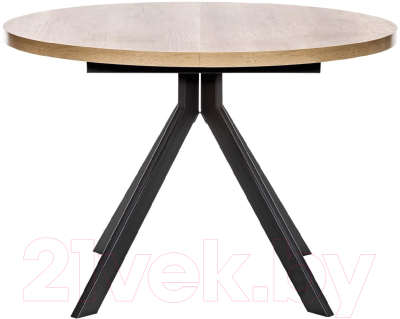 Обеденный стол Импэкс Leset Таун раздвижной (дуб каньон/черный) - фото