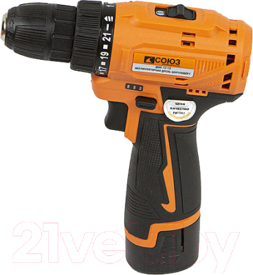 Аккумуляторная дрель-шуруповерт СОЮЗ ДШС-14-1Л