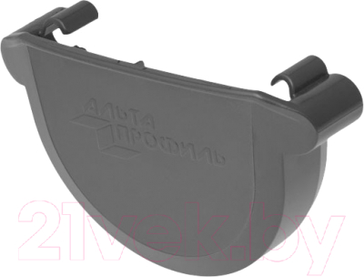 Заглушка желоба Альта-профиль ПВХ Для водосточных систем - фото