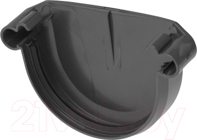 Заглушка желоба Альта-профиль ПВХ Для водосточных систем