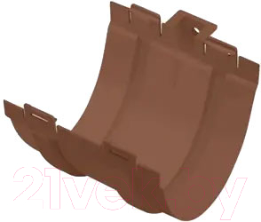 Соединитель желобов Альта-профиль Стандарт ПВХ У - фото