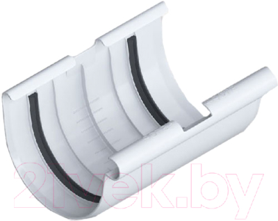 Соединитель желобов Альта-профиль ПВХ - фото