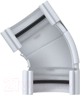 Угол желоба Альта-профиль ПВХ 120-145 градусов - фото