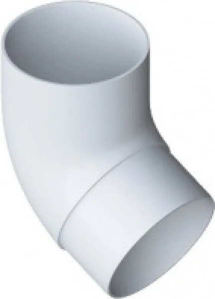 Колено трубы водосточной Альта-профиль ПВХ 67 градусов - фото