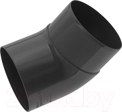 Колено для водостока Альта-профиль ПВХ 45 градусов - фото