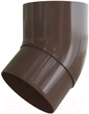 Колено для водостока Альта-профиль ПВХ 45 градусов - фото