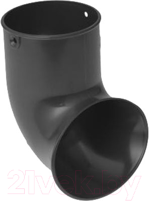 Слив трубы Альта-профиль ПВХ Наконечник трубы нижний - фото