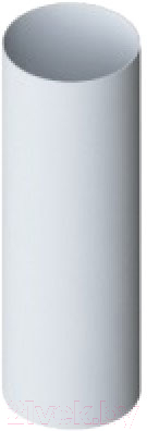 Труба водосточная Альта-профиль ПВХ с муфтой