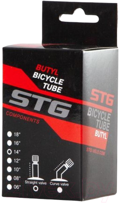 Камера для велосипеда STG 14х1.95/2.125 33мм / Х103296 - фото