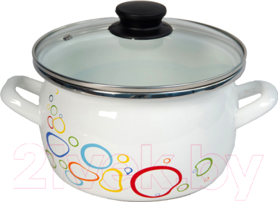 Кастрюля Сантэкс Пузыри цветные 1-2450112 - фото