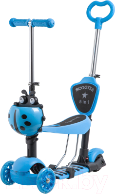 Самокат детский Novatrack Disco-Kids Saddle 120SB.DISCOKIDS.BL9 - фото