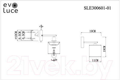 Бра Evoluce SLE300601-01