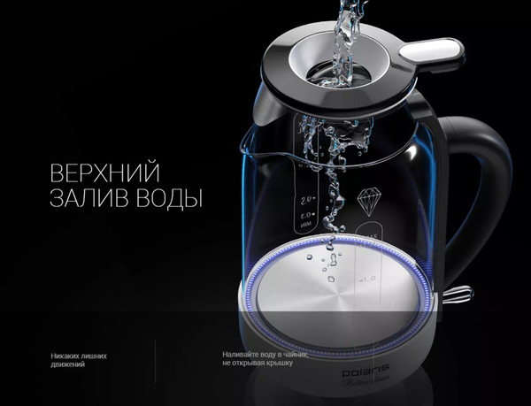 Электрочайник Polaris PWK 1753CGL