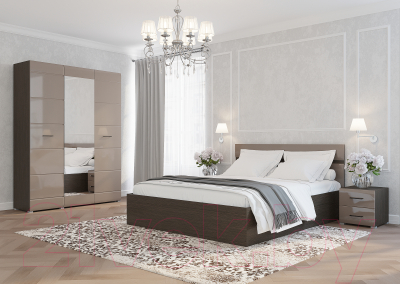 Каркас кровати Горизонт Мебель Ненси 1.4м