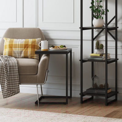 Приставной столик Loftyhome Мальборк / 1251801 (венге)