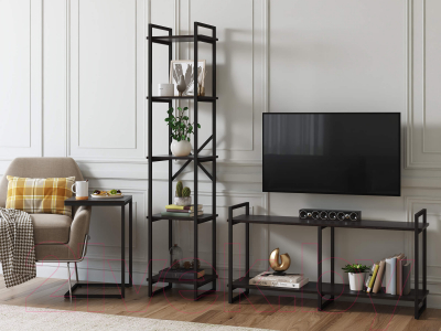 Приставной столик Loftyhome Мальборк / 1251801 (венге)