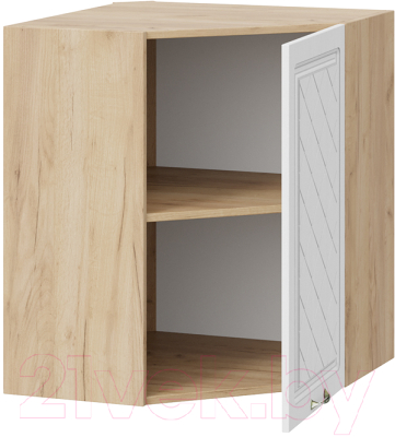 Шкаф навесной для кухни ТриЯ Бьянка 1В6У (дуб крафт золотой/дуб белый)