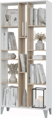 Стеллаж Горизонт Мебель Asti / 12АСБС - фото