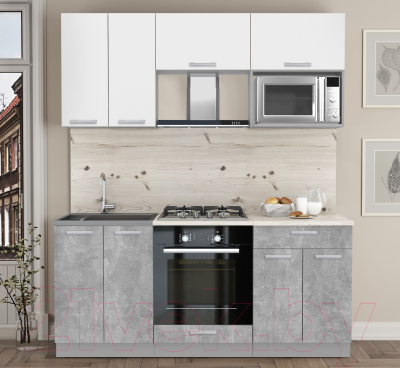 Готовая кухня Интерлиния Мила Лайт 1.8 ВТ