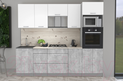 Кухонный гарнитур Интерлиния Мила Лайт 2.5 ВТ