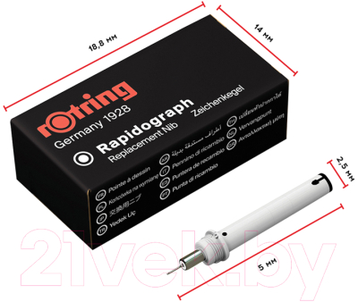 Пишущий элемент для рапидографа Rotring S0219270 