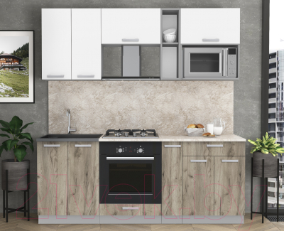 Готовая кухня Интерлиния Мила Лайт 2.0 ВТ