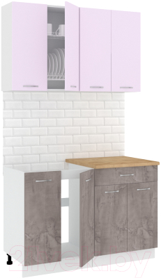 Готовая кухня Кортекс-мебель Корнелия Лира-лайт 1.2м - фото