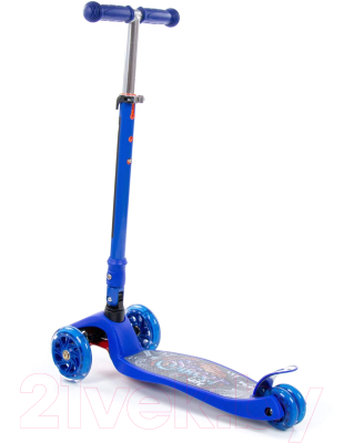 Самокат детский Полесье Со складной ручкой / 0072C-V1(С)