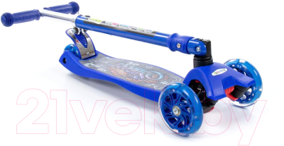 Самокат детский Полесье Со складной ручкой / 0072C-V1(С)