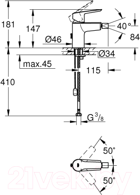 Смеситель GROHE QuickFix Start 32281002