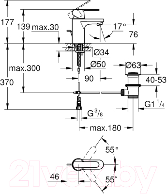 Смеситель GROHE Get 32883000