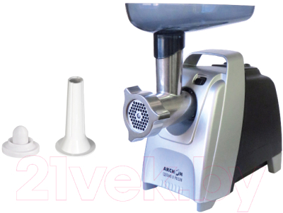 Мясорубка электрическая Аксион М 61.01 (черный/серебристый) - фото