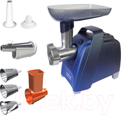 Мясорубка электрическая Аксион М 61.02 (темно-синий) - фото