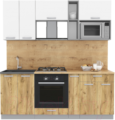 Готовая кухня Интерлиния Мила Лайт 2.0 ВТ - фото